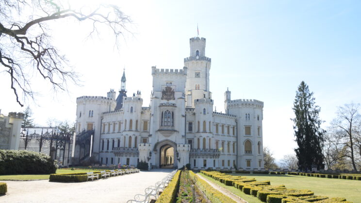 Visitando el Castillo de Hluboka en Bohemia del Sur